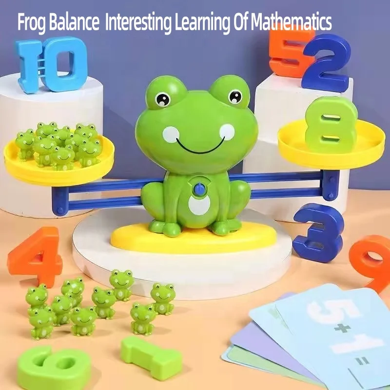 Child Digital Frog Balance Early Education Educational Toy Intellectual Development Baby Cognitive Logical Thinking Training