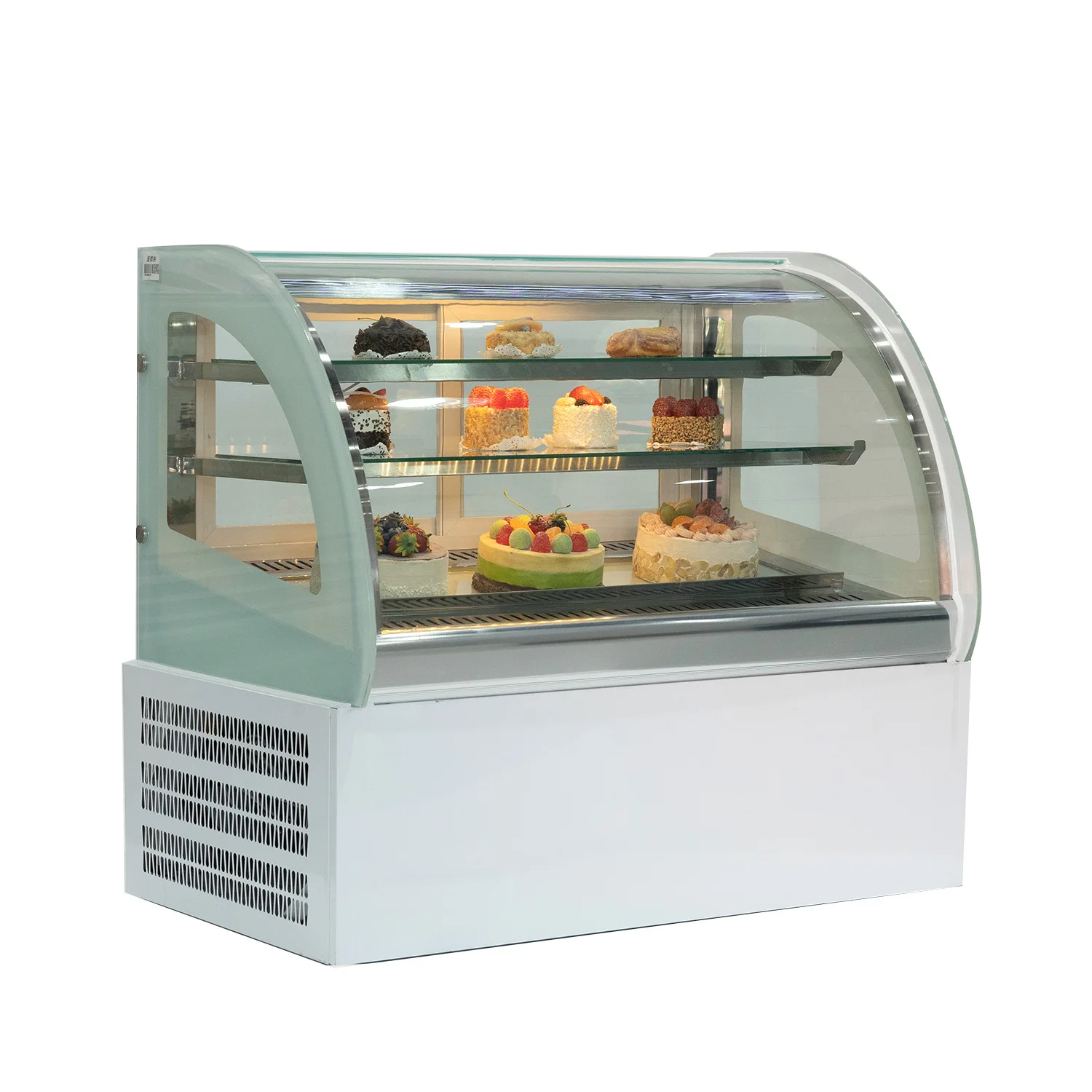 Factory Direct Sale 900mm Mini Cake Display refrigerator fruit frezzer Dessert Store Cake Storage Cabinet