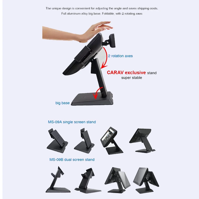 TOUSEI point of sale price checker android barcode pos pc computer payment systems all in one cash register terminal machine