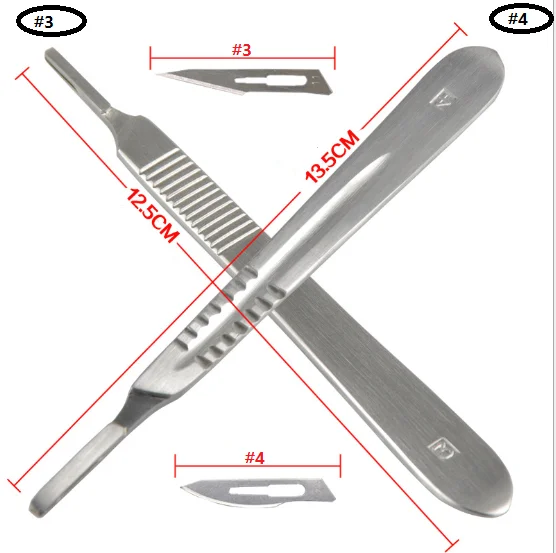 Dermaplaning Cleaning Kit Disposable Scalpel Blades #22, 10 and 11 with Handle