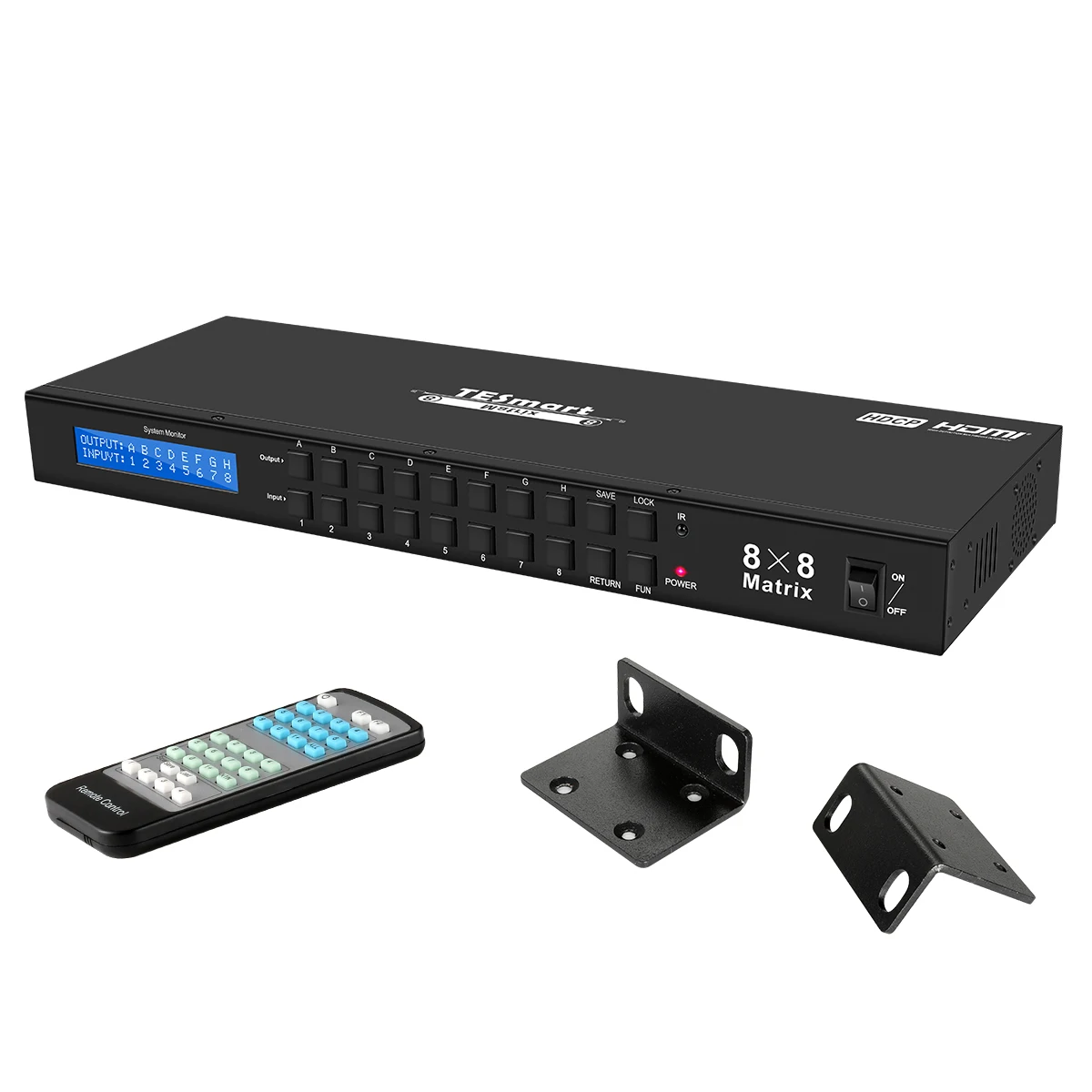 
New Product 4k Video Matrix 8x8 HDMI Matrix Switch for 8 in 8 out matrix switch 