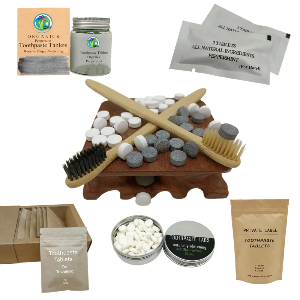 Solid Toothpaste Tablet Clean Teeth Toothpaste Hotel Oral Clean Tablet Dental Care