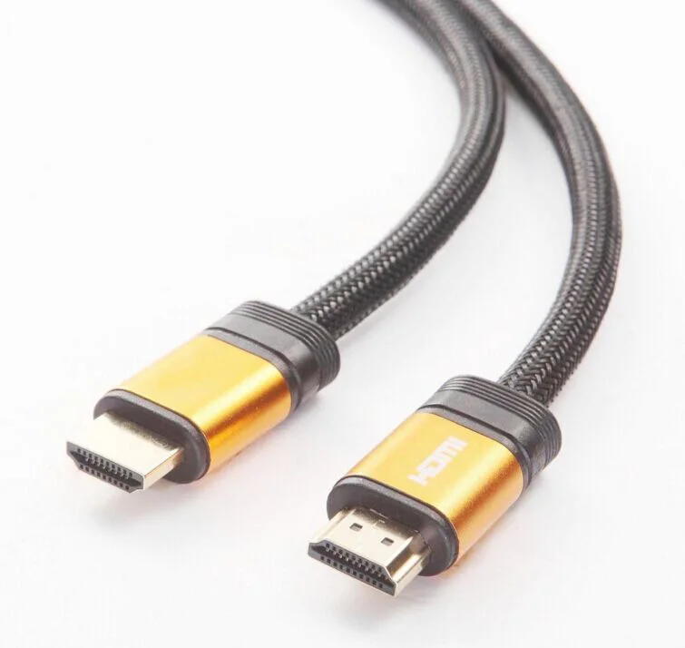  Высокоскоростной HDMI-кабель с золотым покрытием поддерживает Ethernet 3D 4K