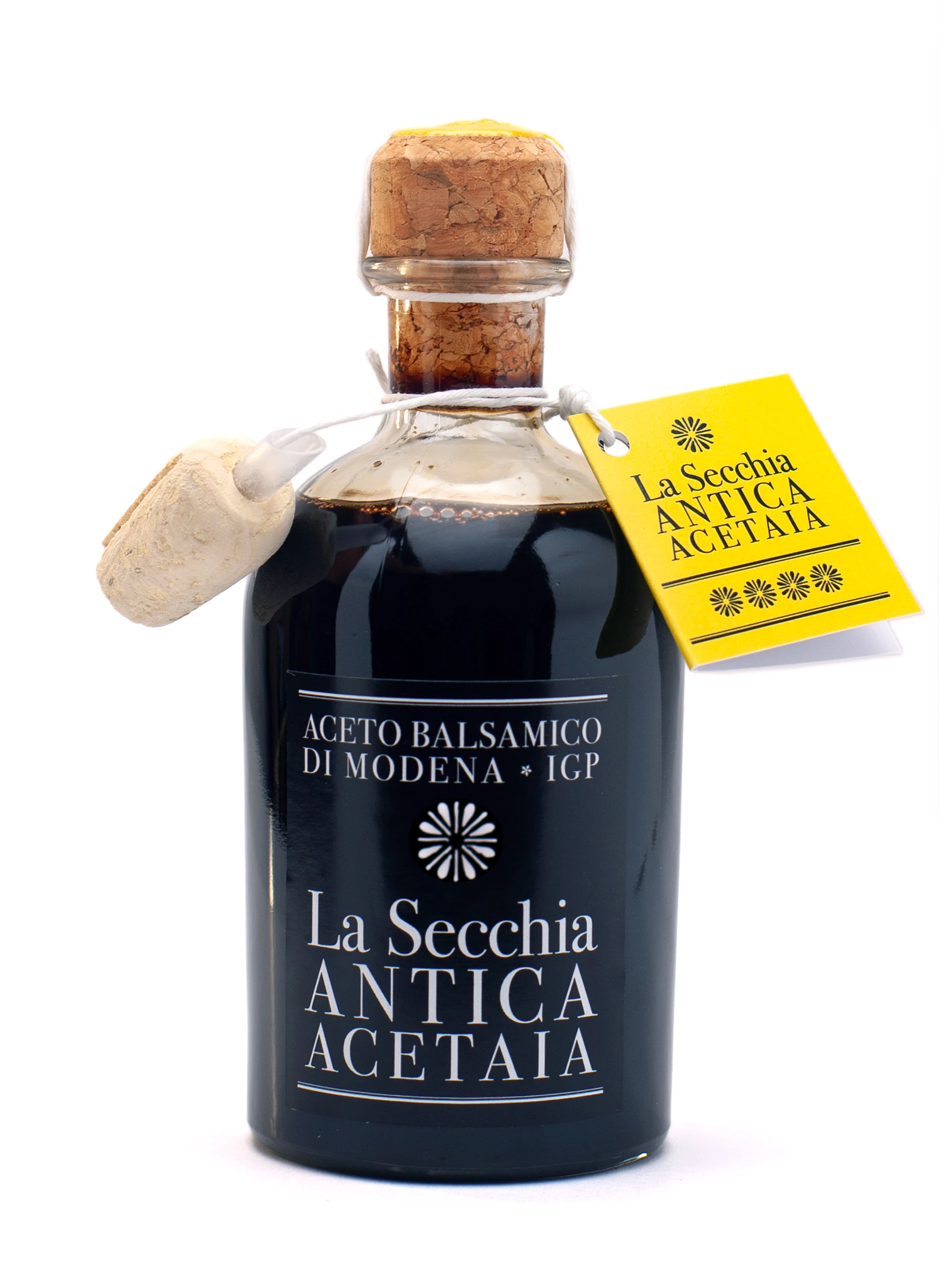 Italian Lasecchia Seasoning Bottle Glass Condiments 10 Years Shelf Life 250ml Balsamic Vinegar of Modena IGP