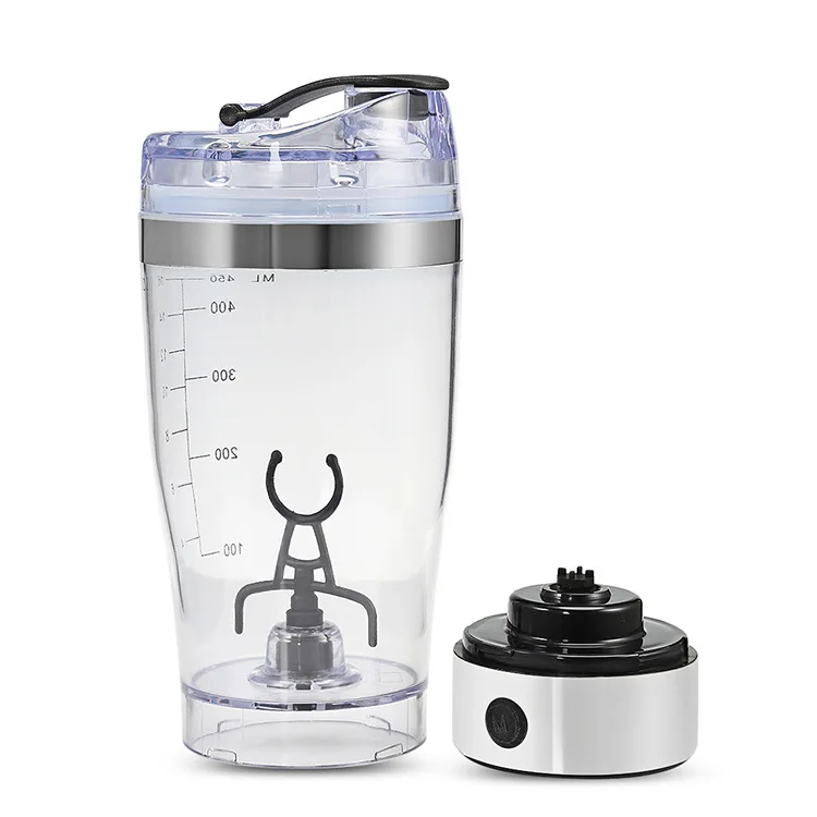 Premium Electric Protein Shaker Bottle,600ml Portable Mixer Cup/USB Rechargeable Shaker Cups for Protein Shakes