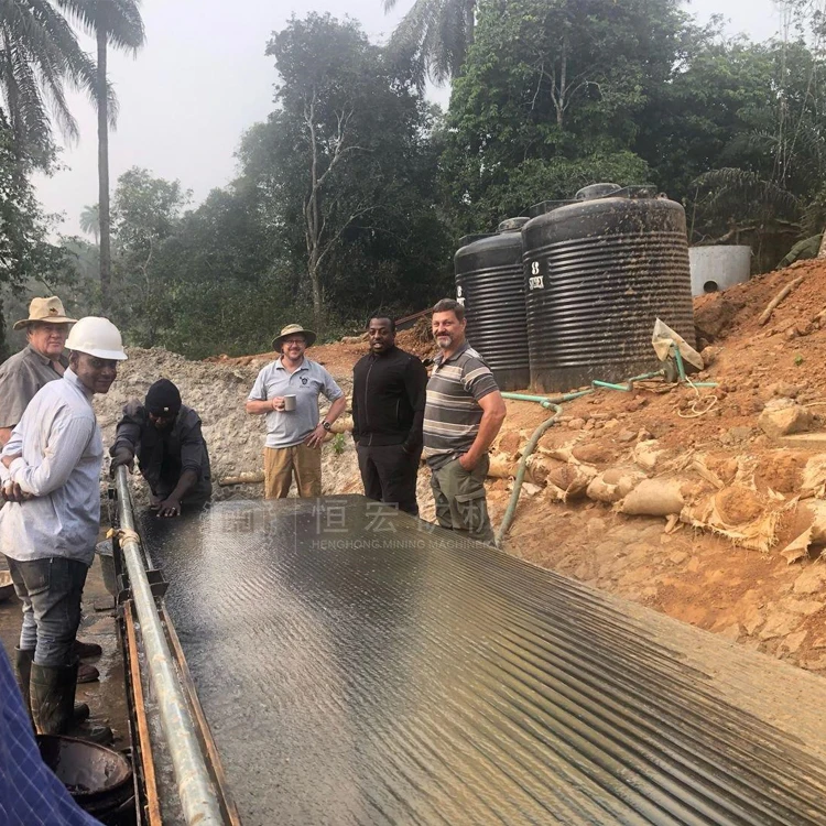 Long Working Life Gravity Separating Machine Fiberglass Tin Mineral Concentrator 1 2 Decks Gold Shaker Vibrating Mining Table