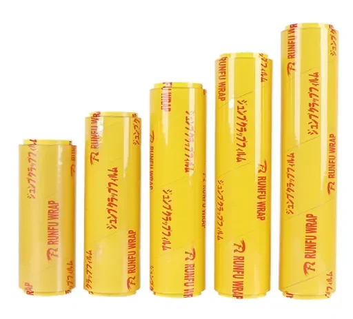 Wholesale Food Service Plastic Packaging Fresh Wrap pvc Pla Cling Film Cover Jumbo Roll