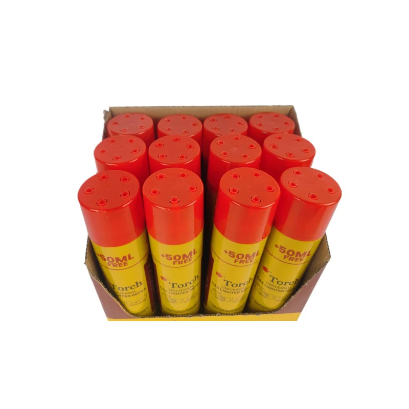 High Quality Custom Logo Safety Butane Gas Can Empty Mini Gas Cartridge Butane Lighter Gas Fuel Refill