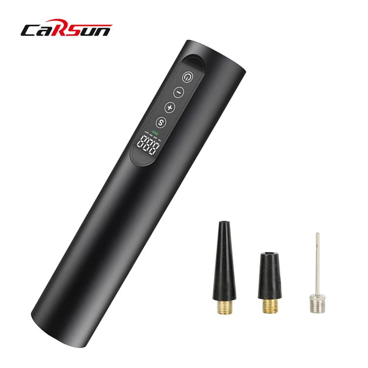 CARSUN 281307 Intelligent Mini Portable Digital Car Tire Inflator Hand Held Electric Bike Air Compressor Tire Pump
