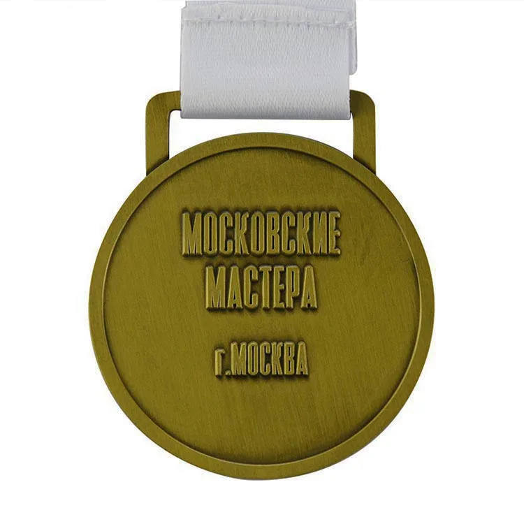 Promotional Souvenir St Christopher Patina Medal Pendant Oem Motivational Bronze Catholic Saint Metal Medal