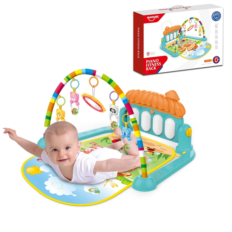 High Quality Multifunction Functional Newborn Baby Gym Play Mat Crawl Piano Gym Kick Piano Play Sleeping Mats