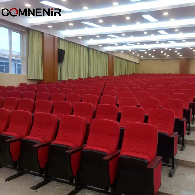 Plastic Auditorium Theater Furniture Comfortable Chair Design