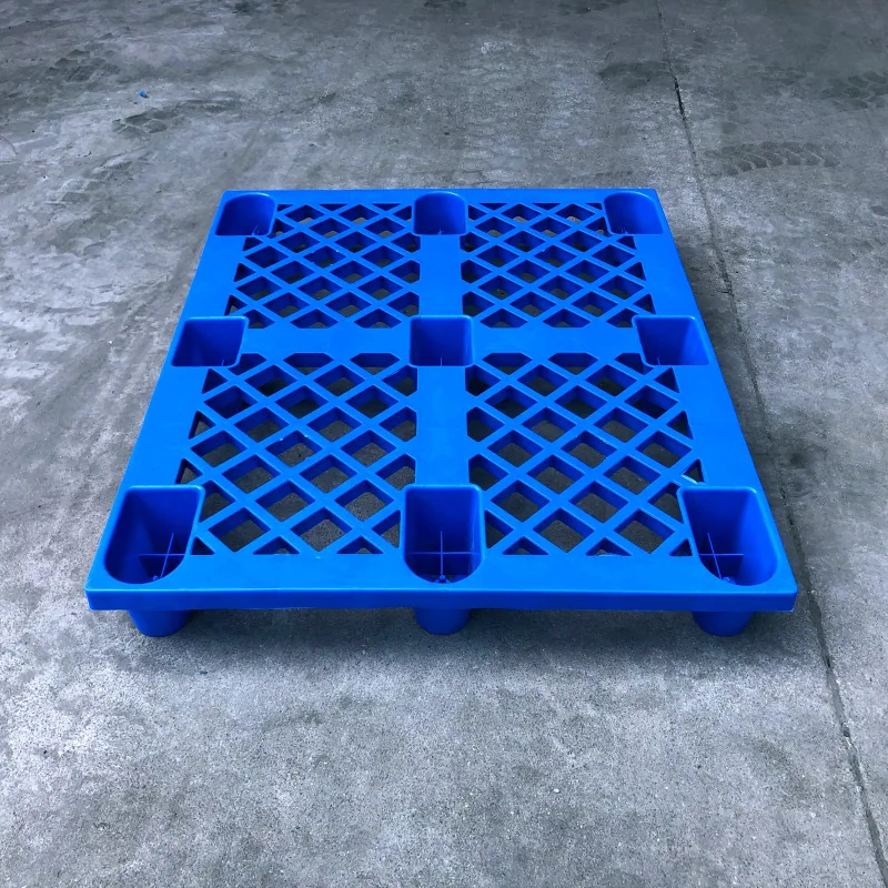 wholesale factory price 1200x800x140 mm mesh deck nestable HDPE material 9 feet plastic pallet for packing and transportation