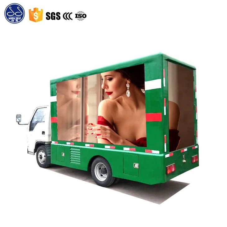 China NEW 4X2 FOTON small mobile LED advertising display trucks sale
