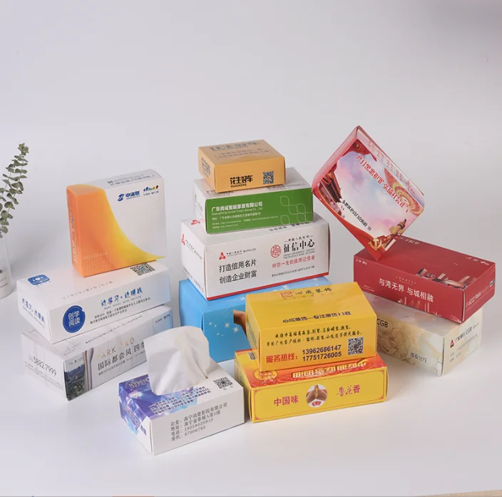 Manual  Full Automatic Box Pumping Facial Tissue Carton Box Sealing Packing Machine Production Line