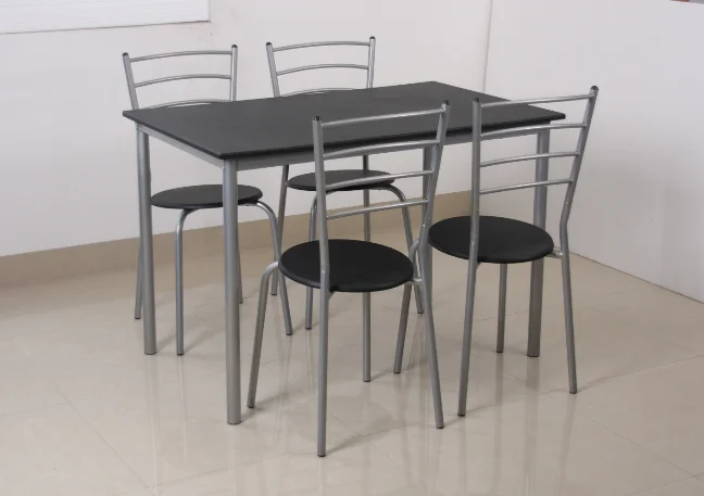 wood dining set for 4 persons
