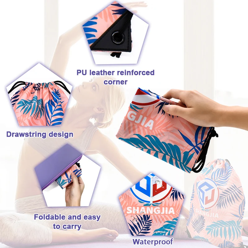 Waterproof Drawstring Gift Bag String Bag Drawstring Sports Polyester Drawstring Bag