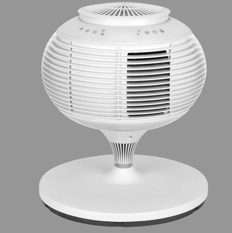 DC Spherical stand and table fan with LED light and 24 hours timer have Switchable oscillation and Tip-over protection