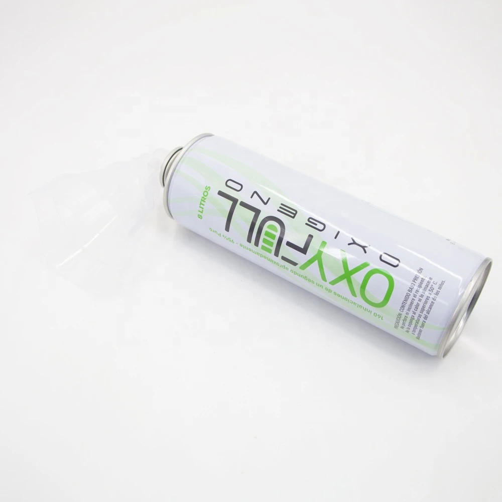 Spray Cans 600ML Tinplate Cans Manufacturer For Oxygen With High Pressure