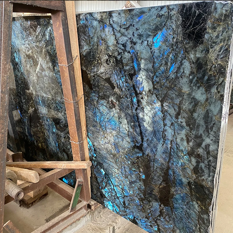 TMZ Бразильский натуральный гранит синий losa Blue Labradorite гранитная плита для роскошного обеденного