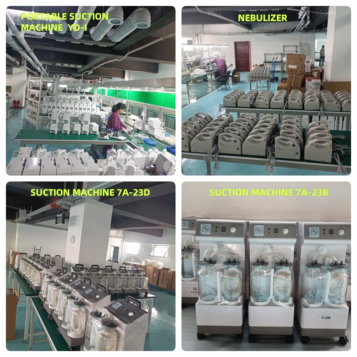 hospital Surgical Aspirator Apparatus   dental electric vaccum suction machine  with two pumps