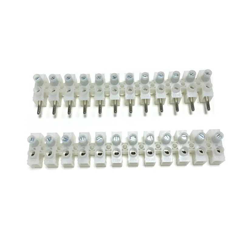 
 12 полюс горизонтальным плагин тип электрическая Клеммная колодка для проводки 4mm2  