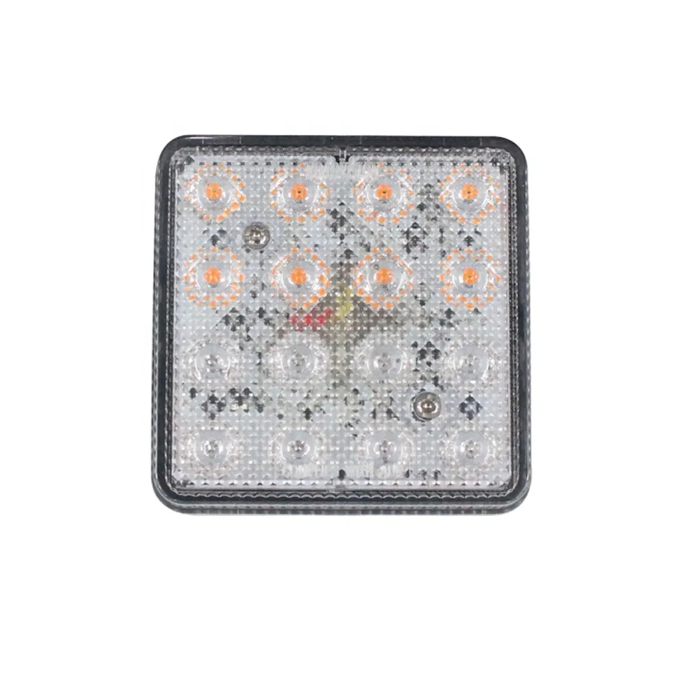 Manufacturer Cargo Trailer Tail Lights 12v Square Turn Stop Truck Lights LED