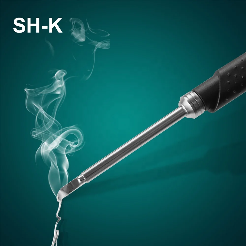  Зеленые портативные регулируемые Электрические паяльники SH72 SP80 TS100 65 Вт 12-24 В для ремонта мобильного