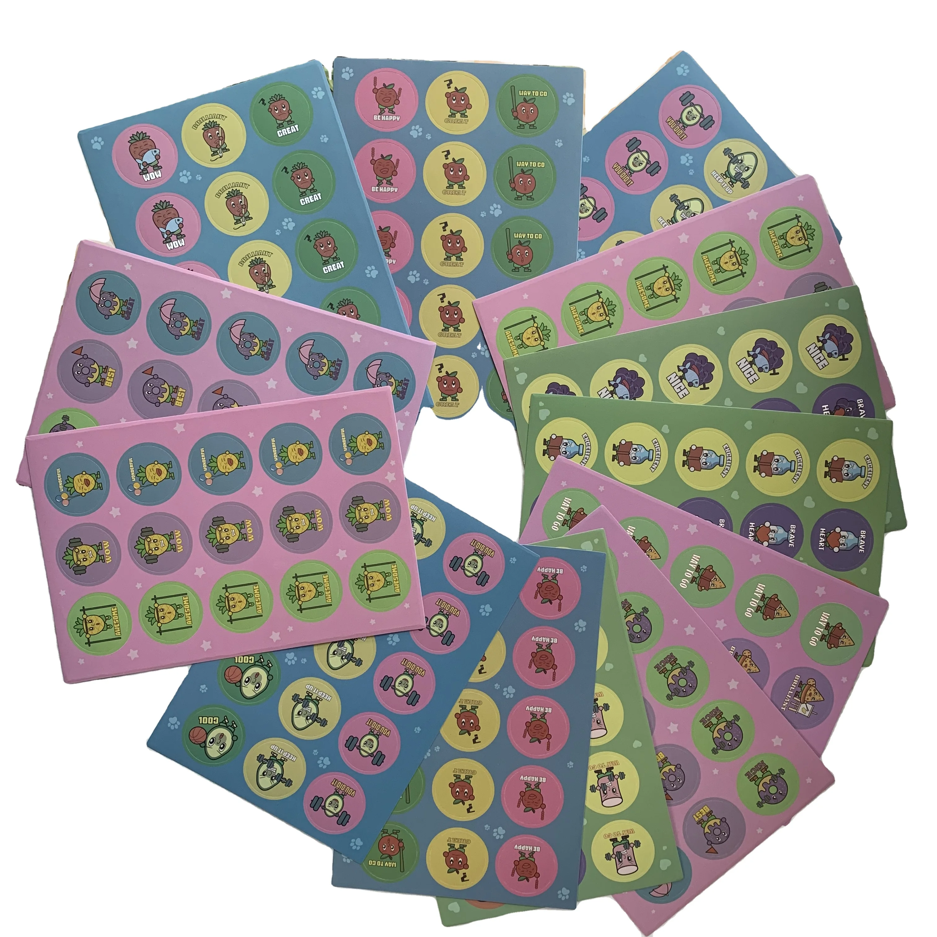 Наклейки-царапины на заказ различные ароматы могут быть настроены наклейки с ароматом трения