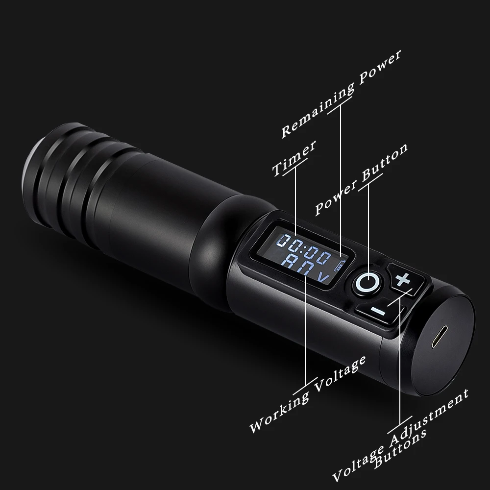 XNET Flash Portable Powerful Coreless Motor Tattoo Equipment Digital Wireless Rotary Tattoo Pen Machine for Body Art