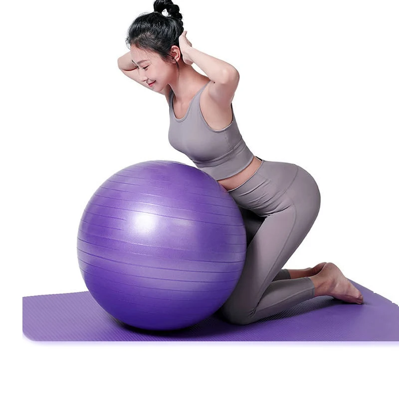 55cm 65cm 75cm 85cm 95cm Pilates Exercise Workout Fitness Birthing Ball Balance Anti-Burst Physical Training Massage Yoga Ball