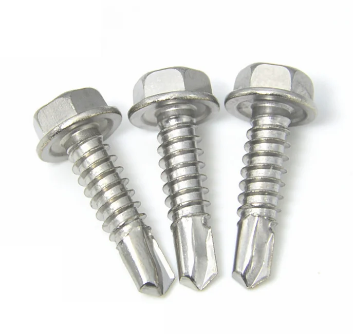 Stainless Steel Flange Hexagon Head Self Drilling Tapping Screws