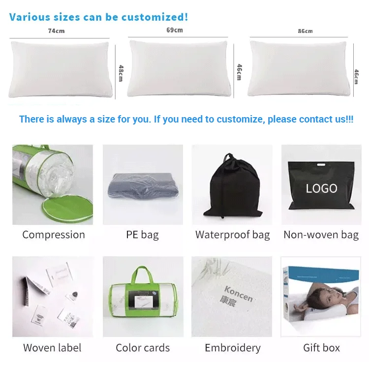 Leg Soft Hard Zamat Adjustable Cervical Pillow, Odorl Memory Foam Pillow