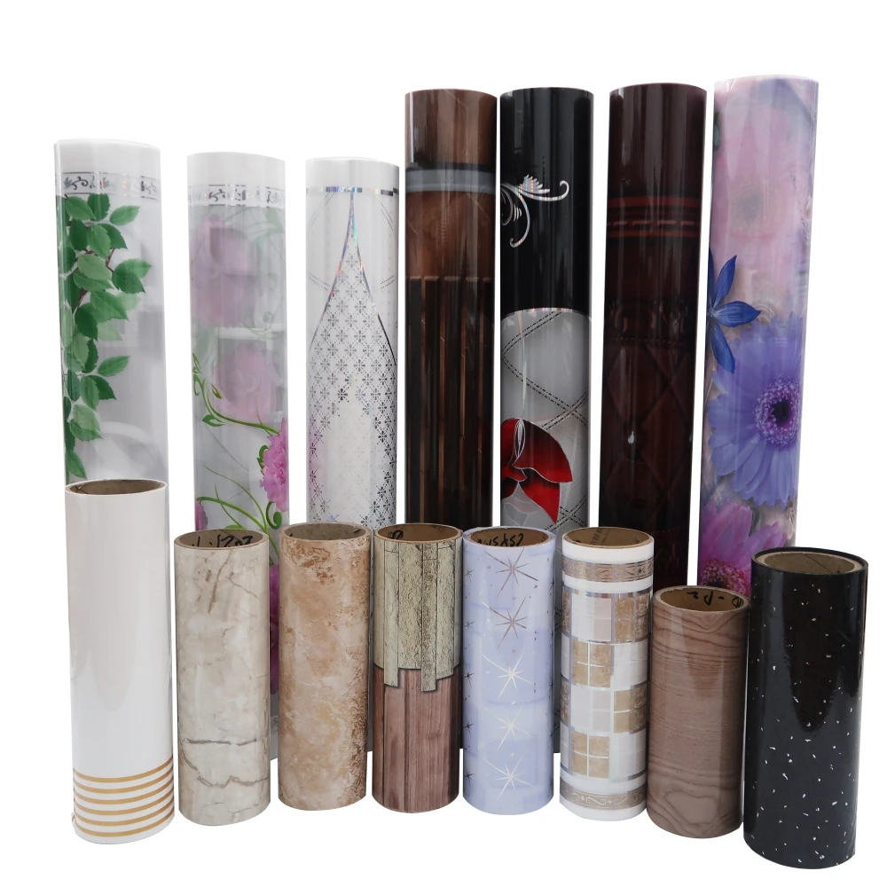 Good Quality Pvc Shrink Plastic Film Cling Film Jumbo Roll Mirror Pvc Film for Stretch Ceiling