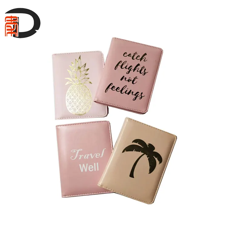 cheap price customised pattern printing leather cover case for a passport