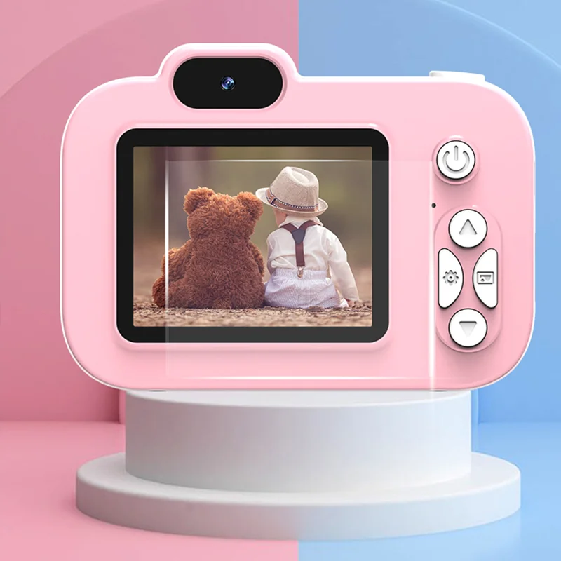 Mini Cute Cartoon Kids retro mini  Camera Children Fun Christmas Gift Digital Camera Built-In Games portable  Kids Photo Camera