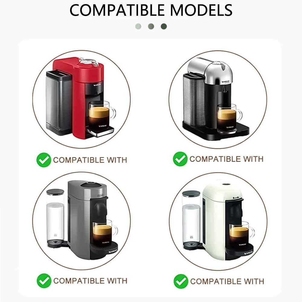 Hot Selling Refillable Pods Reusable Coffee Capsules With 50 Aluminum Foil Seals Compatible With Vertuoline Machines