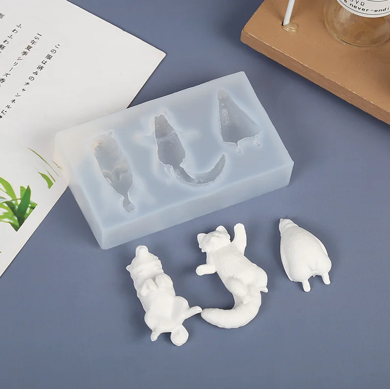 NEW Baking mold Sleepy Mini Corgi Dog Cat Rabbit Penguin Little Raccoon Shiba Inu Silicone Cake Mold Fondant Silicone Mold