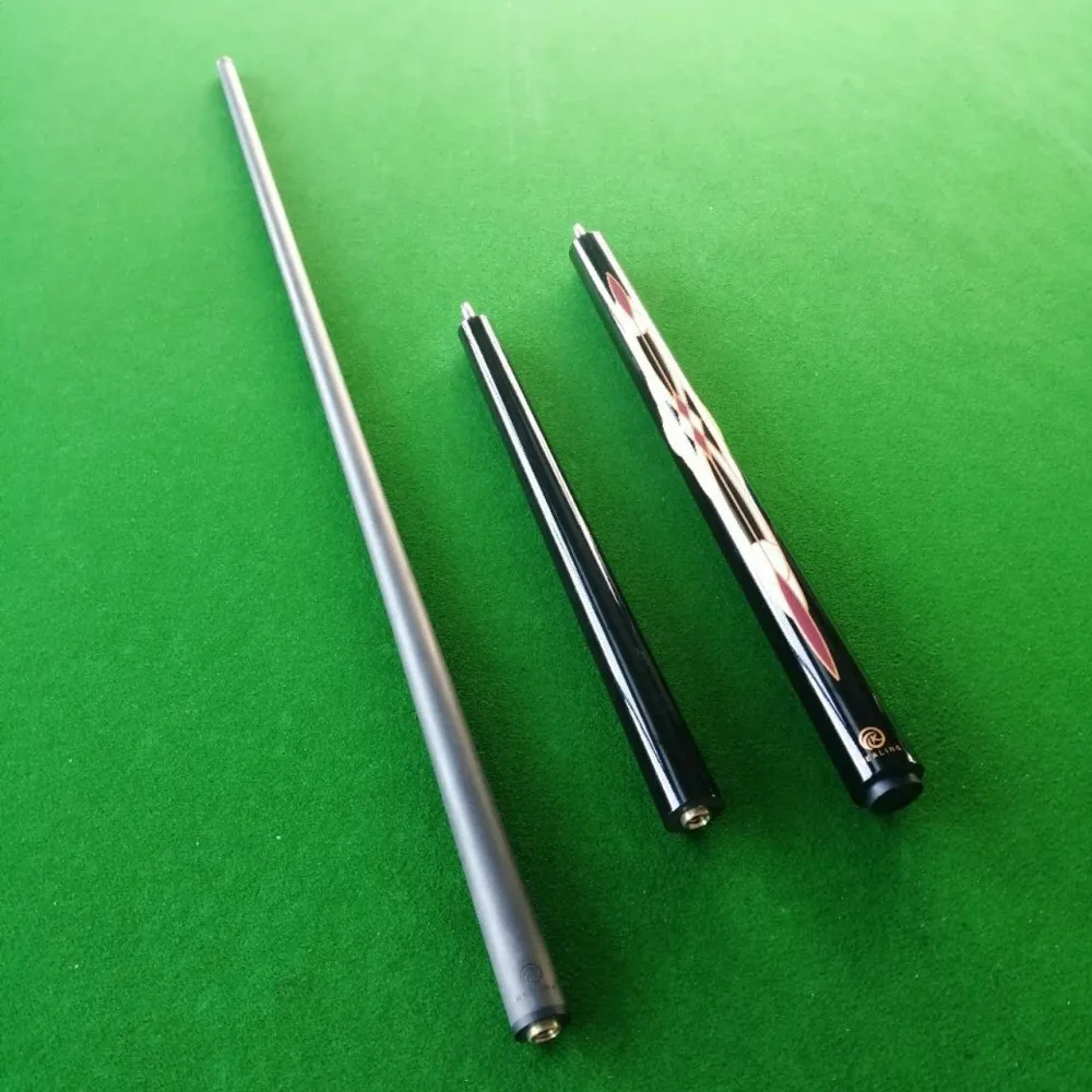 Black Technology 3-piece 100% Carbon Fiber Fibre Shaft Punch Jump Billiard Pool Cue Tip OD 12.9mm  OEM Customize Welcome