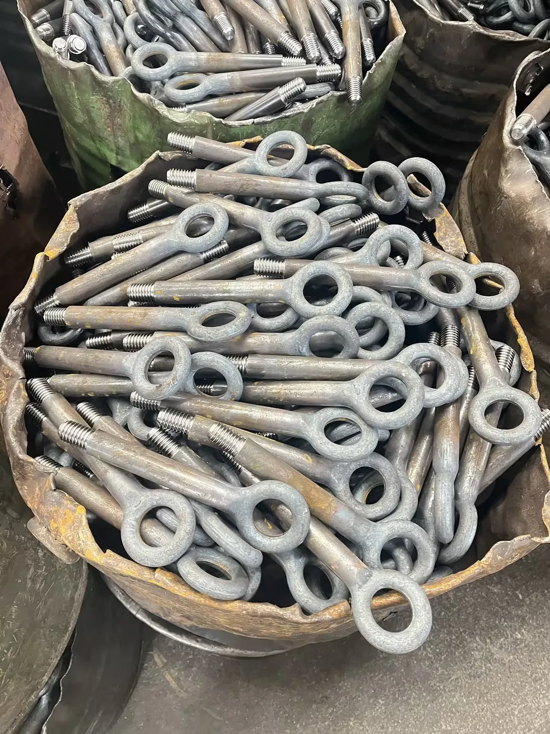 Wholesale DIN 444 stainless steel A2-70 A4-70 aluminium zinc plated M12 round swing eye bolts