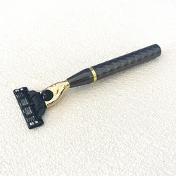 New Design High Quality 3 Blade Safety Razor Compatible With Gillette System Man Triple Shaving Metal Razor