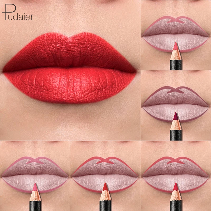 Wholesale 12 PCS Lipliner Set Waterproof Long-lasting Smooth Matte Lip Liner Pencil Private Label