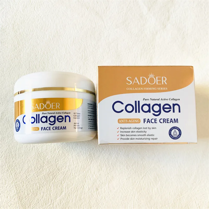 k 100g Natural Skin Whitening And Brightening Cream Anti Wrinkle Day Night Face 100% Collagen Cream