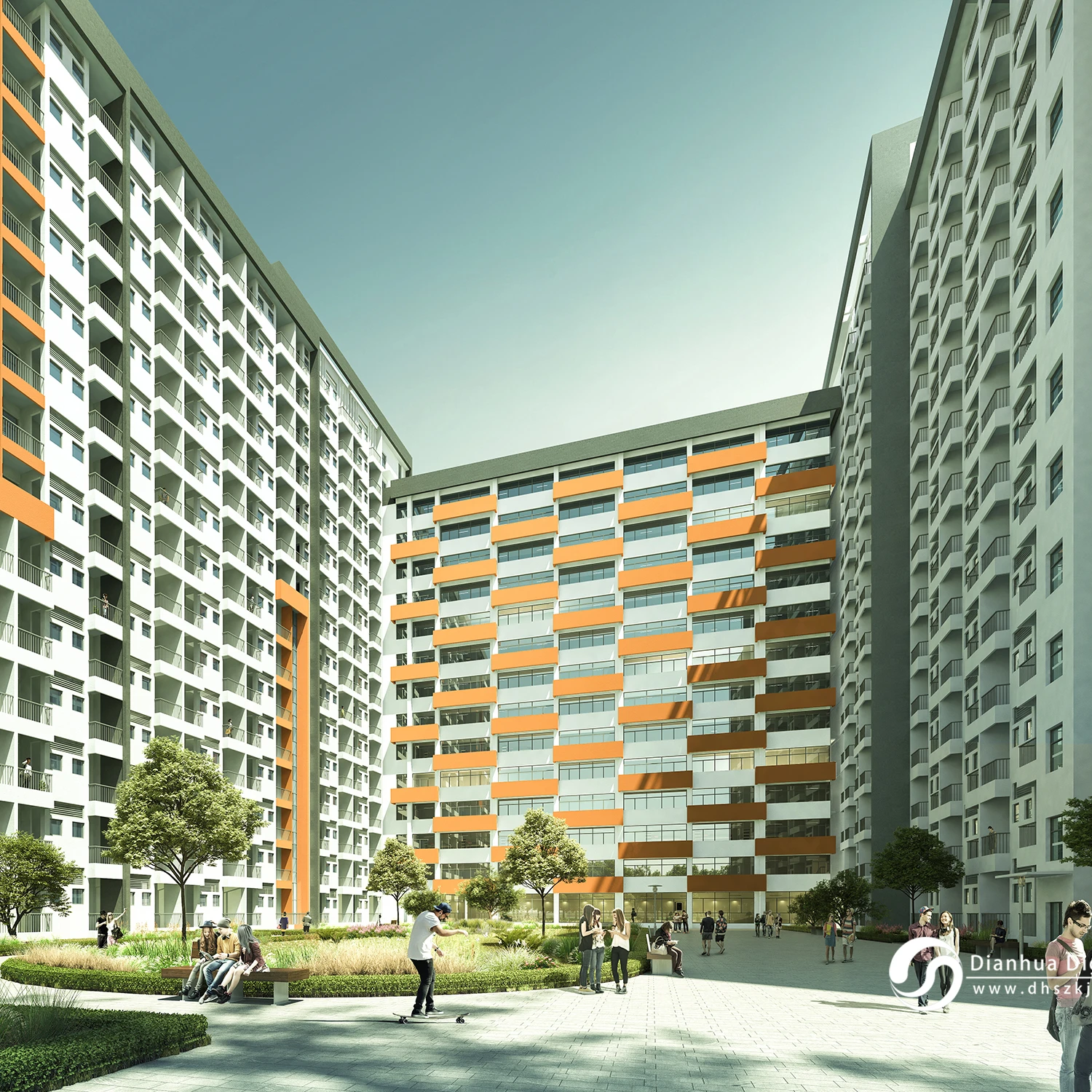 
China 3D Exterior Rendering Company Architectural Designing for rest estate developers 