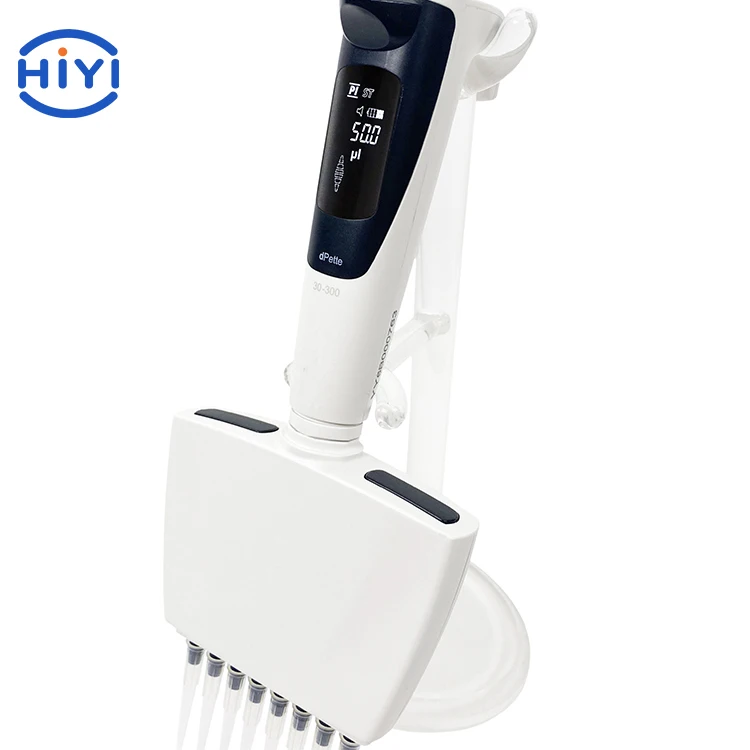 HiYi dPette+ Multi-functional 8-channel Electronic Pipette For Laboratory Best Suited For Cell Culture