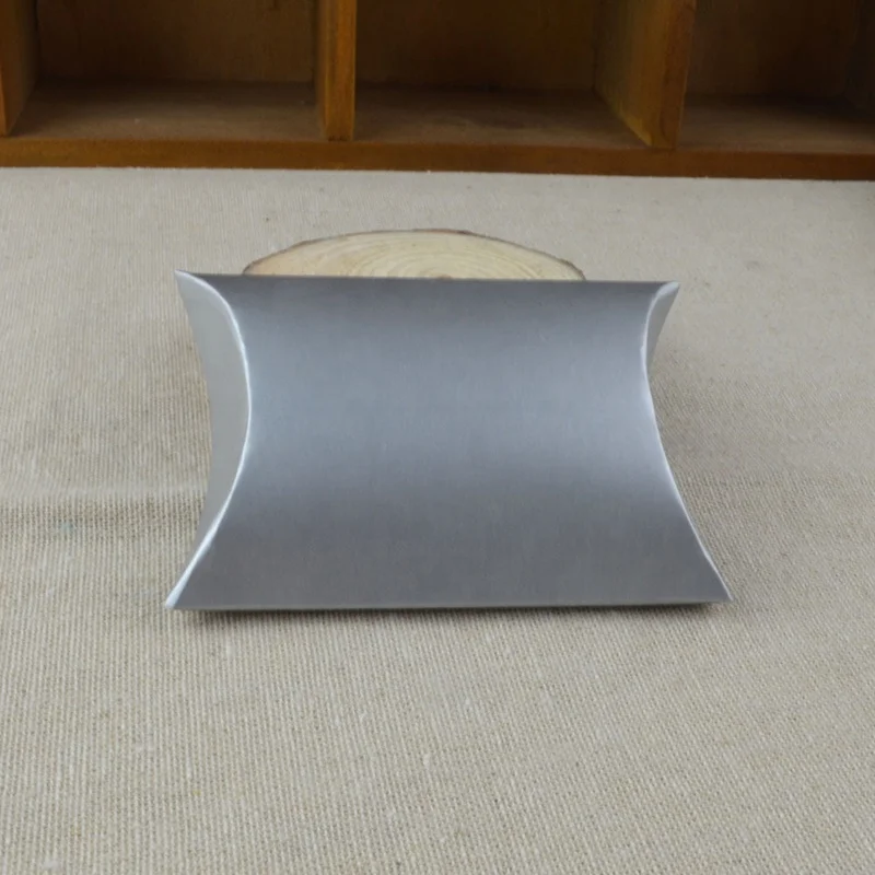 
Different colors 230gsm paperboard pillow bag shape candy packaging box 