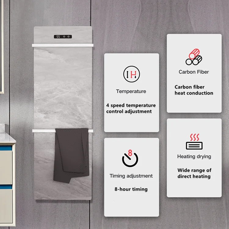 luxury modern manufactures bathroom towel rack wall towel rack stainless steel electric heated towel rack