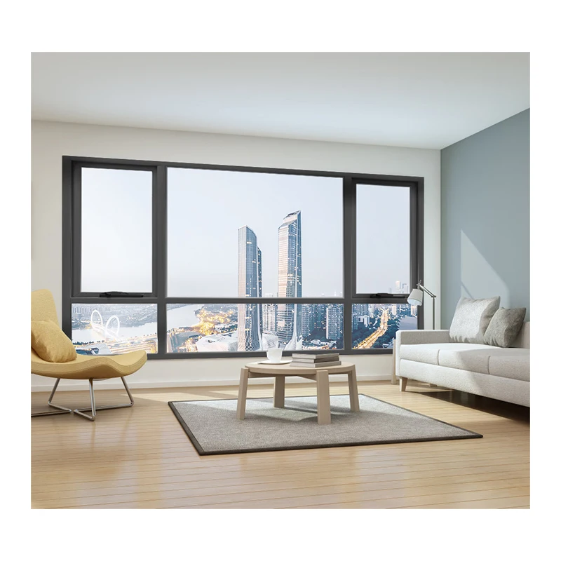 Australia AS2047 villa home manual aluminum awning window chain awning window aluminum tempered glass aluminum awning windows