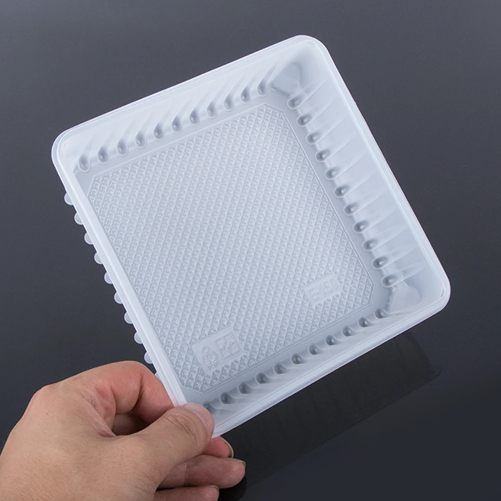 Nacho sandwich candy large plastic white fast food square tray