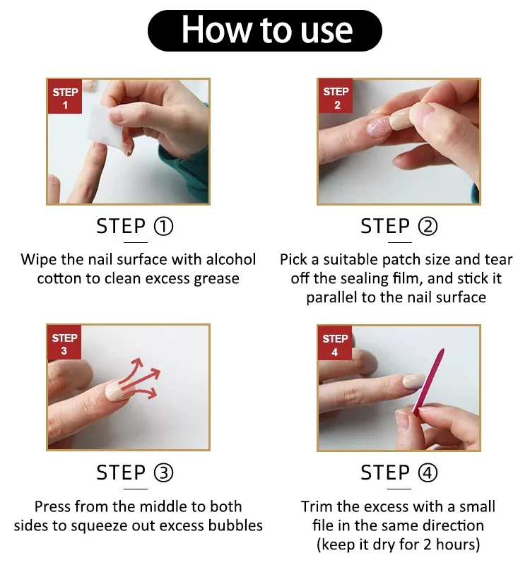 24PCS Fake Nails Medium Length Colorful Press on Nails Almond Acrylic Full Cover False Nails for Women and Girls